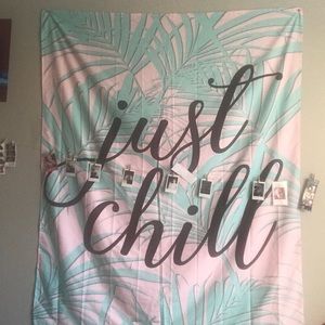Just chill bright banner for decoration